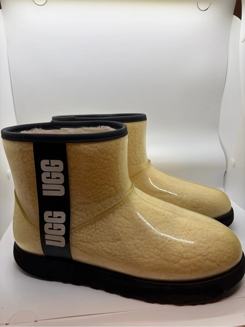 UGG 'Mini Shearling Booties 10